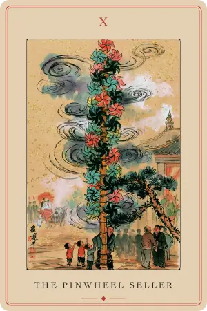 The Pinwheel Seller — The Tarot of Beijing