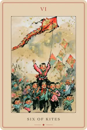 Six of Kites — The Tarot of Beijing