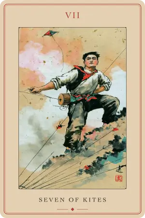 Seven of Kites — The Tarot of Beijing