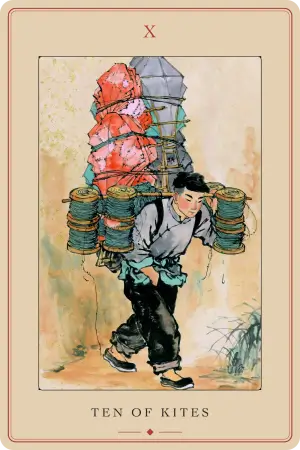 Ten of Kites — The Tarot of Beijing