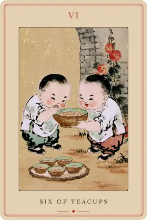 Six of Teacups — The Tarot of Beijing