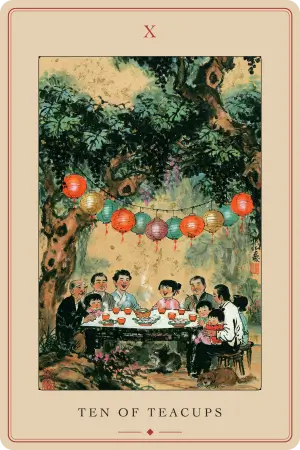 Ten of Teacups — The Tarot of Beijing