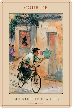 Courier of Teacups — The Tarot of Beijing