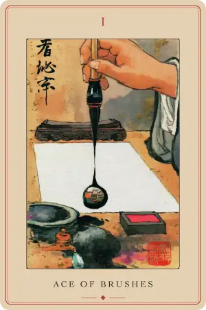 Ace of Brushes — The Tarot of Beijing