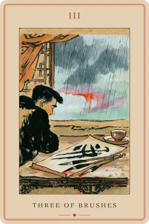 Three of Brushes — The Tarot of Beijing