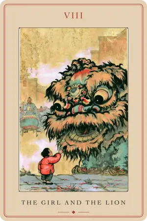 The Girl and the Lion — The Tarot of Beijing