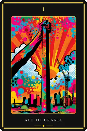 Ace of Cranes — The Tarot of New York City