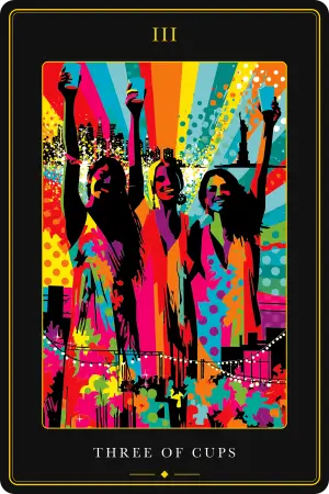 Three of Cups — The Tarot of New York City