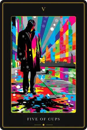 Five of Cups — The Tarot of New York City