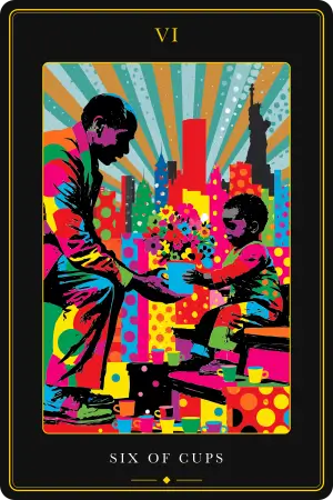 Six of Cups — The Tarot of New York City