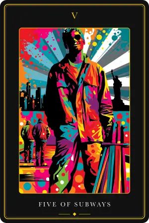 Five of Subways — The Tarot of New York City