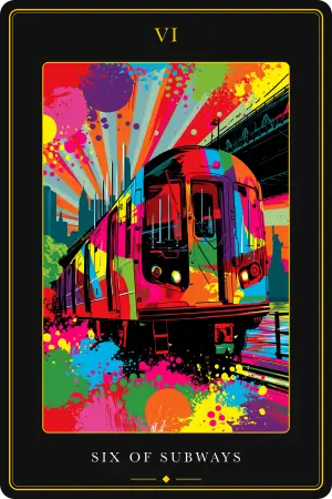 Six of Subways — The Tarot of New York City