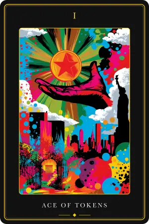 Ace of Tokens — The Tarot of New York City