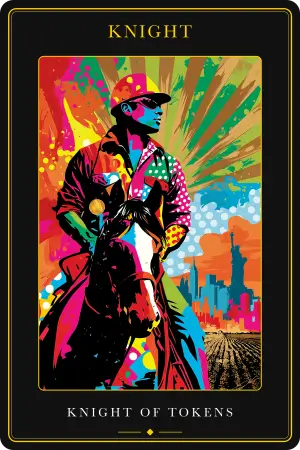 Knight of Tokens — The Tarot of New York City